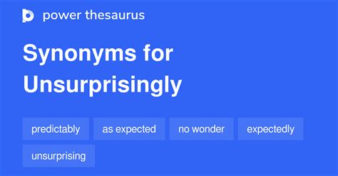 surprisingly synonym|other words for unsurprisingly.